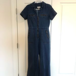 Porridge Maggie Relaxed Denim Jumpsuit